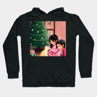 A Kitty for Christmas Hoodie